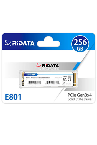 ridata E801 SSD PCIe M.2 NVMe, 256 GB
