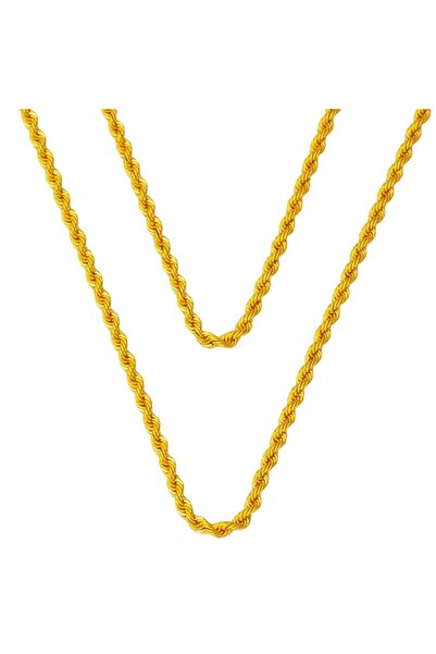 Harem Altın Burgu Halat 150 cm 14 Ayar Zincir Kolye ZKU159