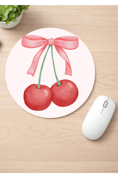 Eylül Design لوحة ماوس مستديرة مضادة للانزلاق من كيريز مطبوع، لوحة ماوس مريحة