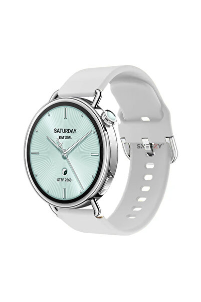 Sneezy Soft Purelux Soft t Buckled Silicone Cord Compatible with Mi Watch S4 ...