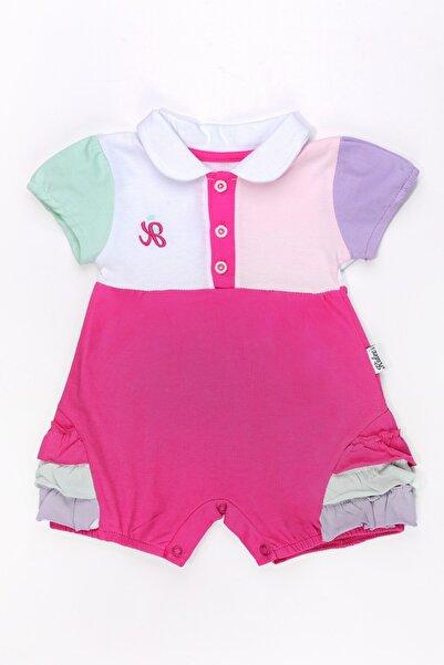 Chicsy Baby Baby Girl Colorful Polo Neck Jumpsuit Summer Cotton Baby Jumpsuit...