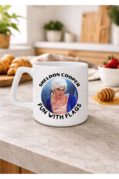 Eylül Design كوب سيراميك ذا بيج بانج ثيوري مطبوع سعة 250 مل فاخر