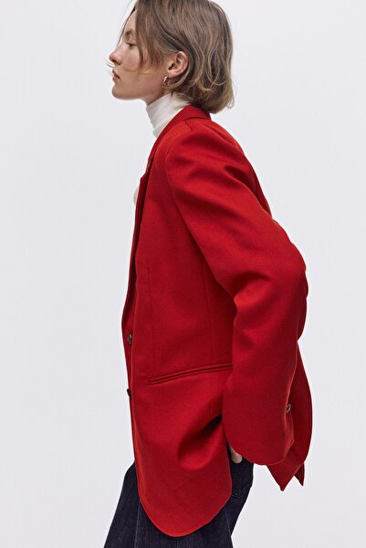 H&M Tek Sıra Düğmeli Blazer