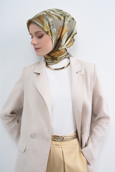 Armine Saf Silk Twill Scarf 9503D 05