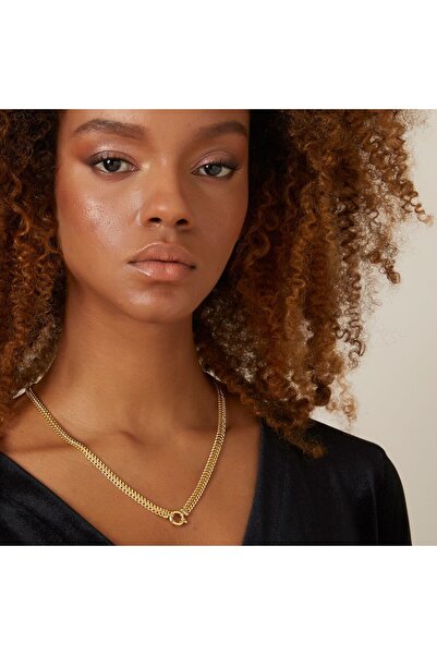 Harem Altın Çiftli Gurmet Zincir Kolye ZKU067