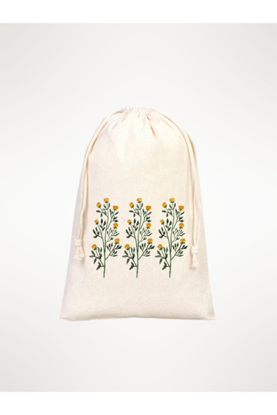 junobi باباتيا منقوش كيس قماش 20x30 سم