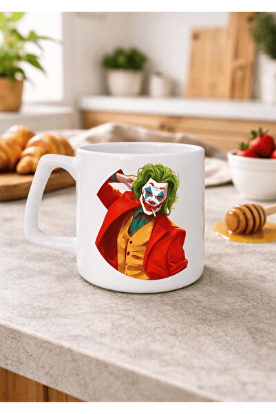 Eylül Design Joker Printed Ceramic Mug 250 ml Luxury