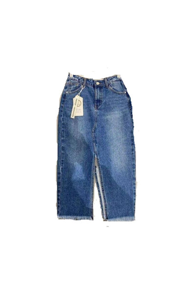 HELLO MISS Fustă F013, culoare albastră,