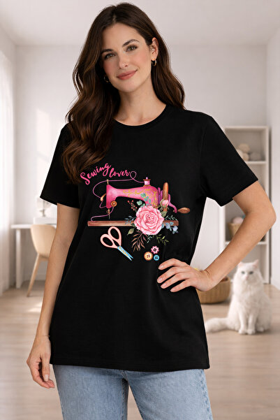 FANA Knitting Sewing Enthusiasts Hobby Special Printed Unisex T-Shirt – Overs...