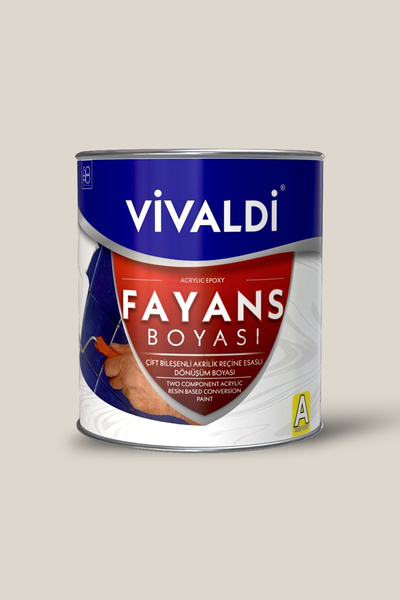 Vivaldi Fayans Boyası - Astar Ve Vernik Gerektirmeyen Boya - Kurna