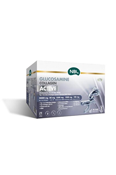 NBL جلوكوزامين كولاجين أكتيف 30 كيس