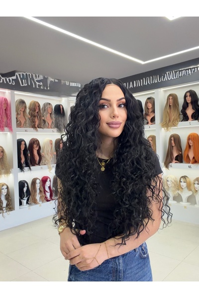 favorim peruk New sezon siyah afro tül peruk