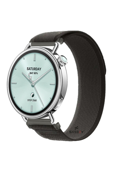 Sneezy Mi Watch S4 41mm Compatible Trail Loop Velcro Soft Fabric Stylish Strap