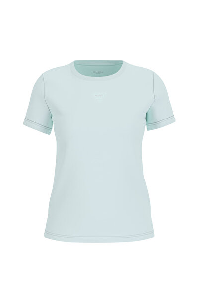 Guess Women's Jersey Oversized Fit T-Shirt - Mint Green