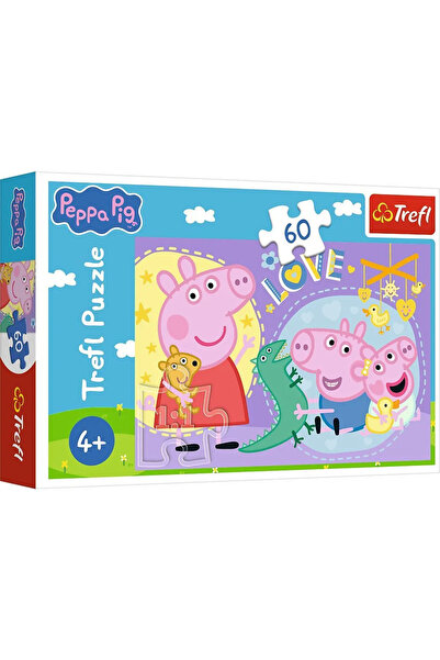 Trefl PUZZLE 60 PEPPA PIG HAPPY PIG