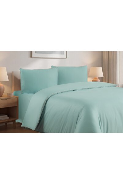 AYS DEKOR 81 Thread 100% Cotton Satin Double Piped Duvet Cover Set