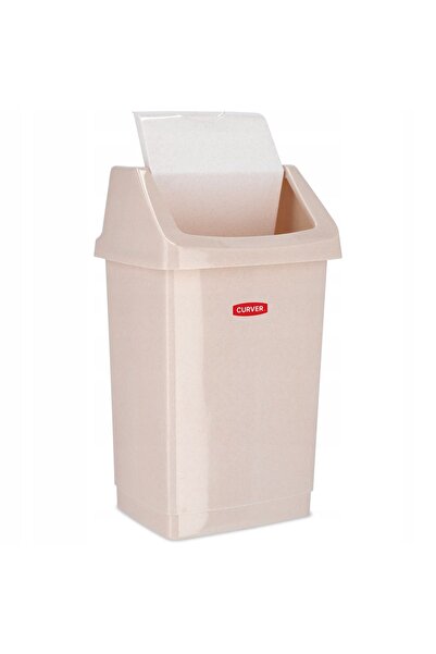 KADAX Coș de gunoi basculant Curver 9 L bej
