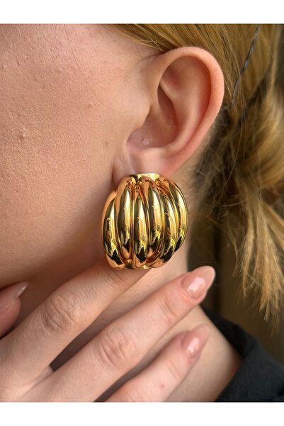 Charmist Steel spiral earrings