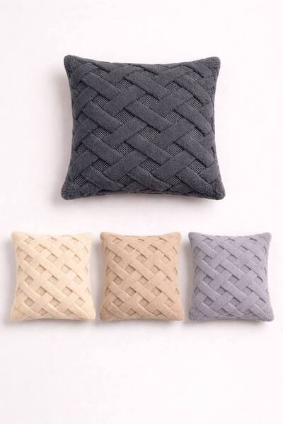 argehome Decorativ welsoft jacard Husă de pernă pentru canapea 43x43 cm Canap...