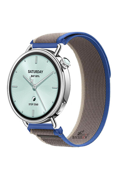 Sneezy Mi Watch S4 41mm Compatible Trail Loop Velcro Soft Fabric Stylish Strap