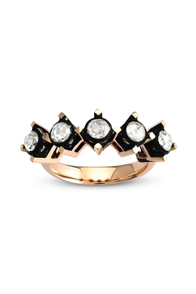 Harem Altın 0.50 Ct Elmas Beştaş Yüzük EY32