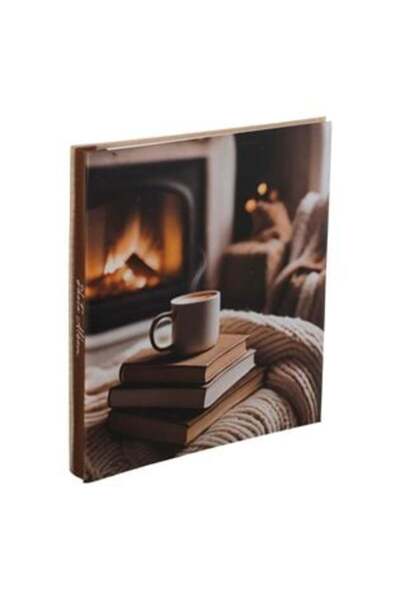 SHOPIENS Album foto cu husă tip șemineu 27 x 29 cm - 15 pagini