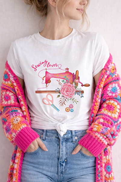 FANA Knitting Sewing Enthusiasts Hobby Special Printed Unisex T-Shirt – Overs...