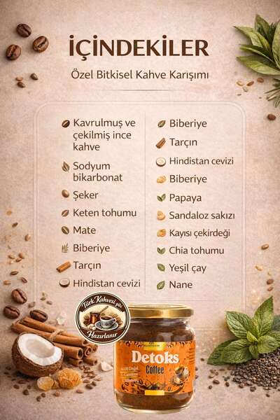 BİZİMHEKİM ŞİFA EVİ Bizimhekim Special Coffee Blend 150 g |   Cinnamon Coconut |   Cooked Like Turkish Coffee