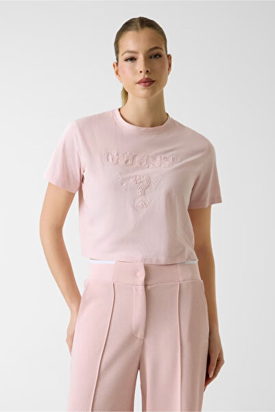 Guess Habi Active tricou pentru femei - Roz