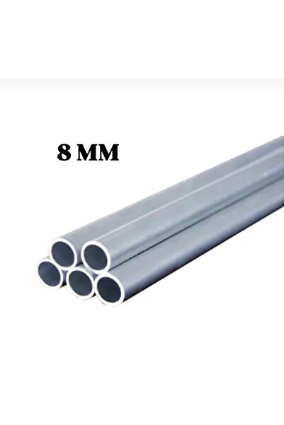 Home 8 mm Alüminyum Boru 1mm Et Kalınlığı - 1 Metre