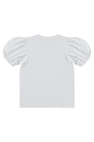 Civil Girls Čipka Majica sa balon rukavima za uzrast 10-13 godina - bela, 11-...