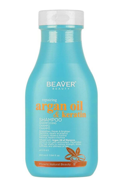 Beaver Sampon reparator cu argan si keratina 350 ml