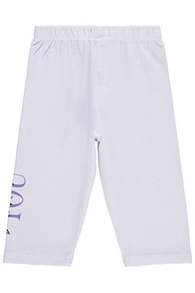 Civil Girls Ti Štampano 6-9 godina starih čarapa - bele 6-7 godina starih