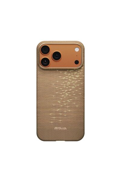 PITAKA Ultra-Slim Aramid Case for iPhone 17 Pro Max, MagSafe, Gold