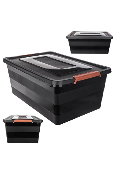 KADAX 40L Plastic Toy Organizer with Lid