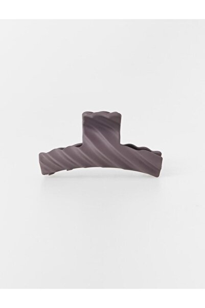 Jimmy Key Acı Kahve Çizgili Mandal Toka