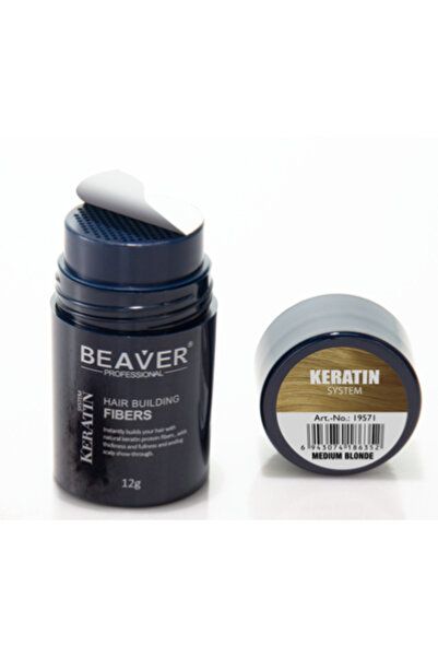 Beaver Medium blonde hair fiber powder 12g