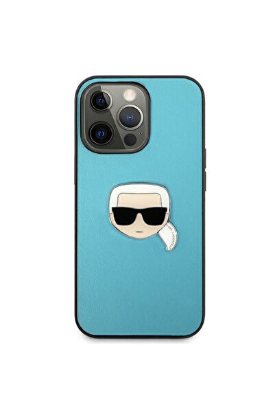 Karl Lagerfeld Case for IPhone 13 Pro, KLHCP13LPKMP, Leather Ikonik Karl`s He...