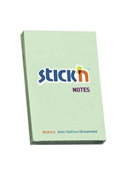 Hopax Lepilni papir za beleške Stickn 100 YP 76x51 pastelno zeleni HE21147