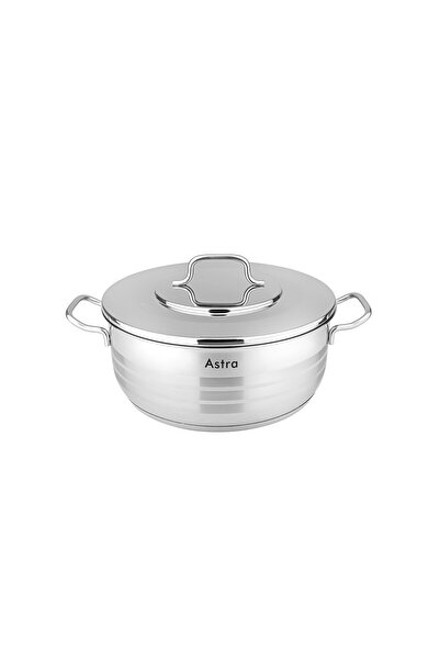 Astra Turkish stainless steel flat saucepan 26 PREM