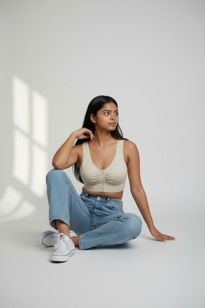 LİPOTEKS Seamless Cup Post-Op Bra with Agrafes