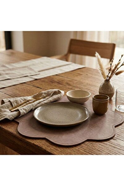 Grand Fine Art 2 τεμάχια διπλής όψης Με ραφή στο τελείωμα Δερμάτινο Σουπλά ,Ε...