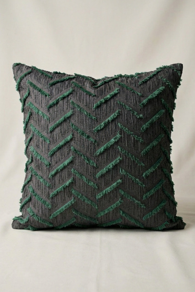 Cortibo Серія Harmony Подушка з бахромою Зелена