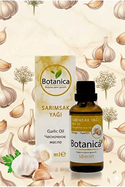 botanica زيت الثوم النقي 50 مل - مركب العناية المركزة لبناء الشعر والأظافر