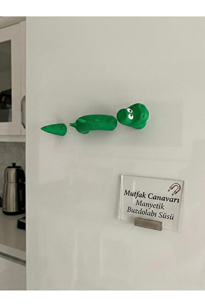 3DcraftTr Mutfak Canavarı – Manyetik 3D Dekoratif Buzdolabı Süsü (Magnet)