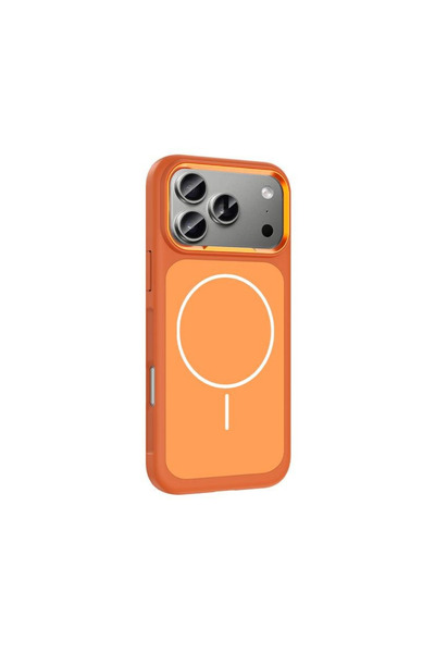 Brabus Samsung S26 Uyumlu MagSafe Özellikli Sert JOİN Telefon Kılıfı Turuncu