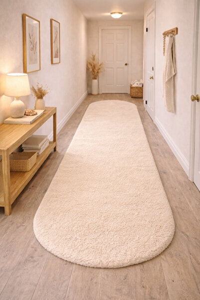 SANRUGS Home & Living Post Tüylü, Yıkanabilir ve Kaymaz Tabanlı, Overloksuz O...