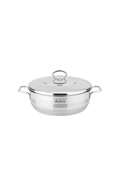 Astra Turkish stainless steel flat saucepan 28 ORIGI