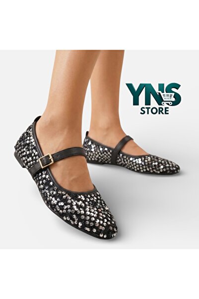 YNS STORE YNS Baletanke Kaiš li Sa šljokicama bele šljokice crne i bele šljokice