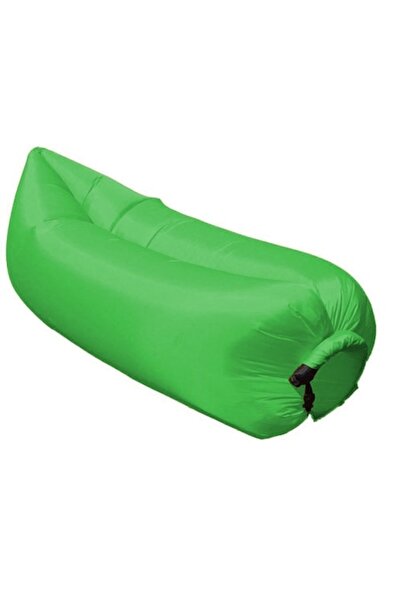 HOZRO Șezlong gonflabil Lazy Geantă Muhler, 245cm x 70cm, Verde